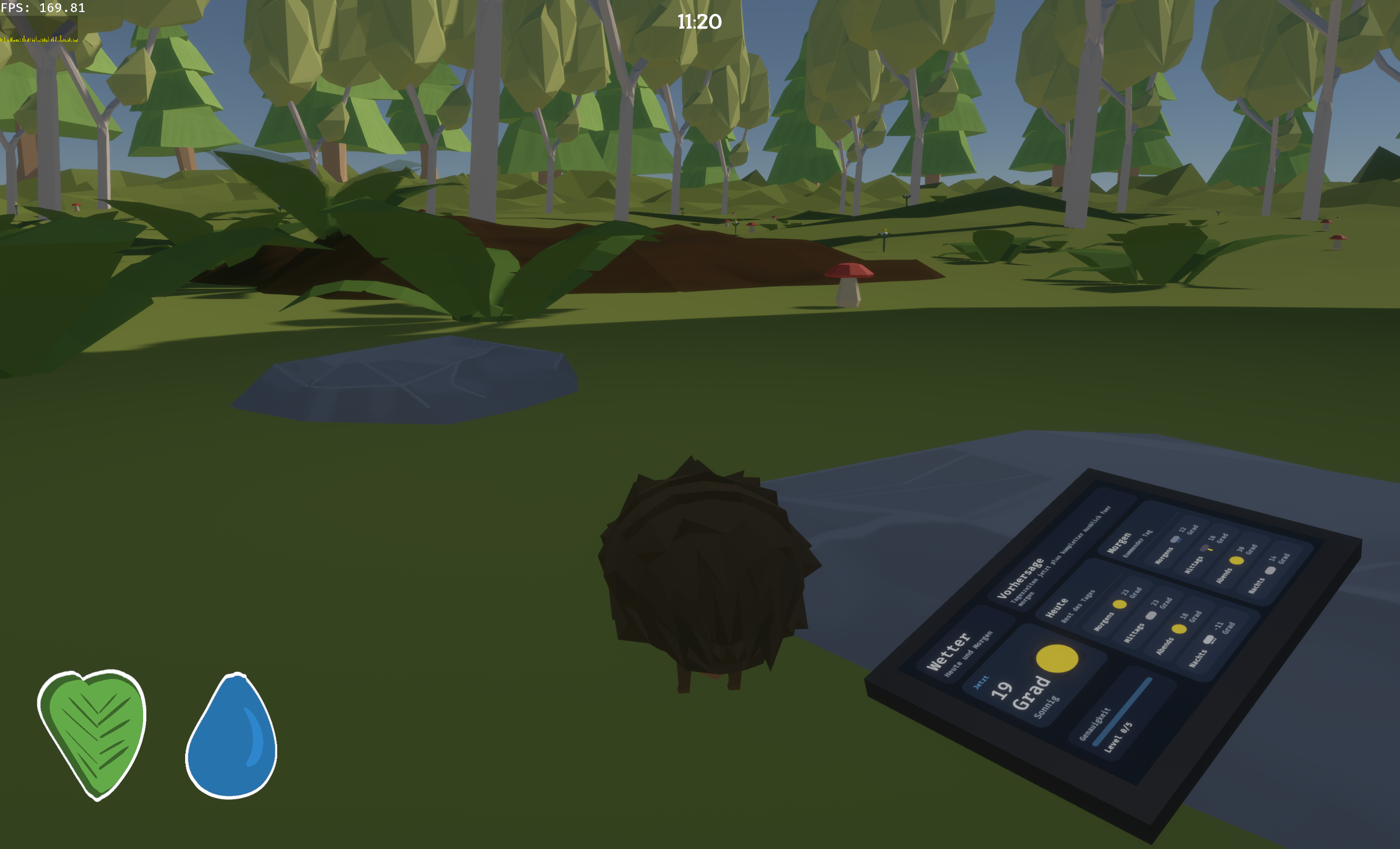 The weather tablet in Wild Spikes